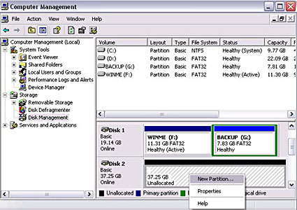 New Partition