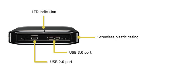 FD-2500 U2-U3 Portable Hard Drive Enclosure