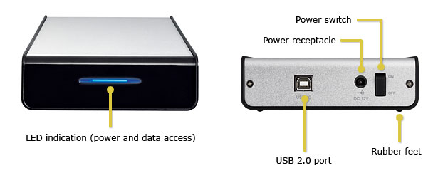 Orion II USB 2.0 Desktop Hard Drive Enclosure
