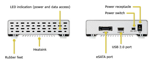 SK-2500 S2 Portable Hard Drive Enclosure