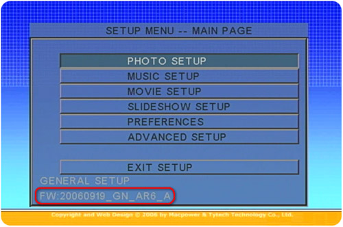 AR6 firmware version