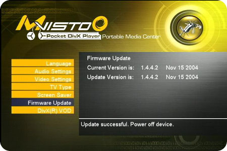 Upgrade Successful